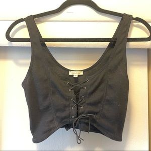 UO Silence & Noise Corset Bustier Top